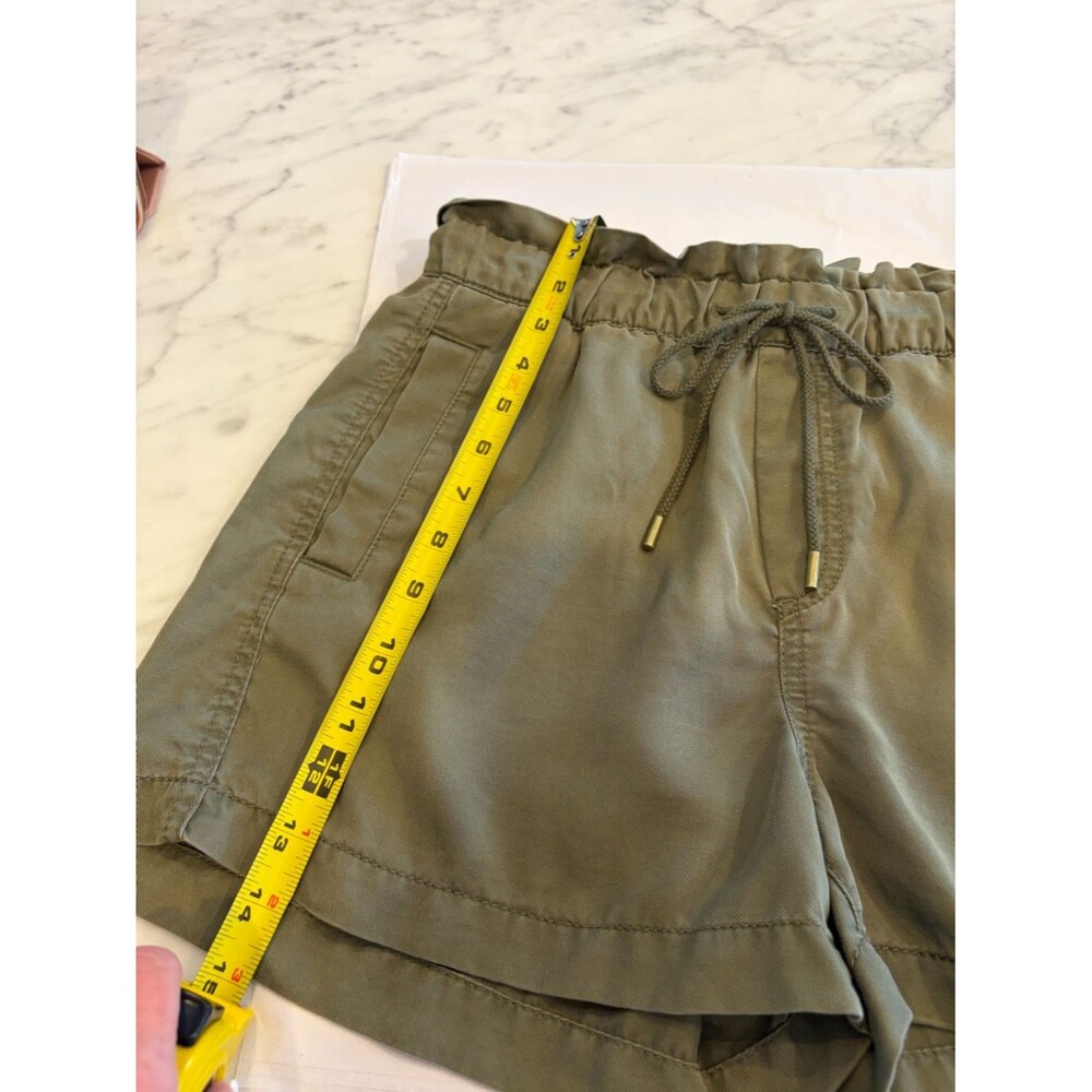 LOFT Olive Drawstring Utility Shorts - Picture 2 of 4